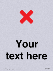 Custom plain background, red cross