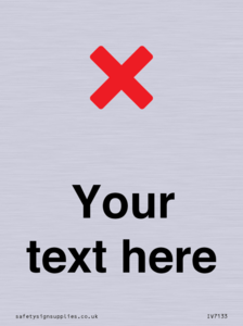 Custom plain background, red cross