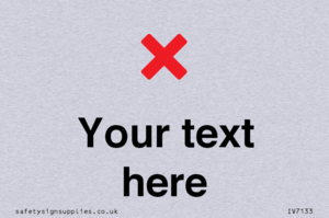 Custom plain background, red cross