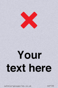 Custom plain background, red cross