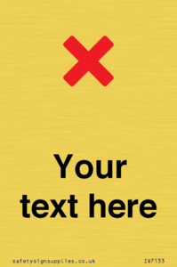 Custom plain background, red cross