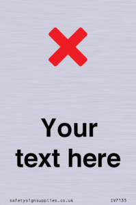 Custom plain background, red cross