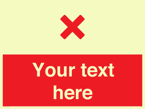 Custom red background, red cross