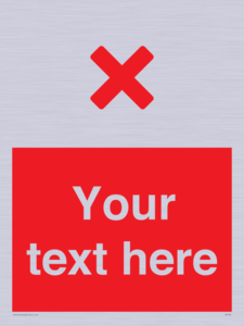 Custom red background, red cross