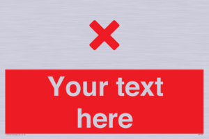 Custom red background, red cross