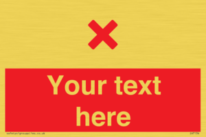 Custom red background, red cross