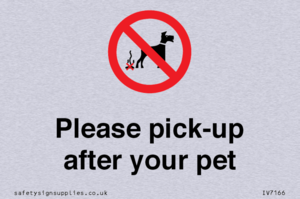 Please pick-up after your pet