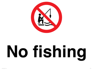No fishing