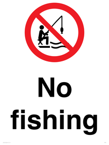 No fishing
