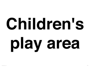Children's play area