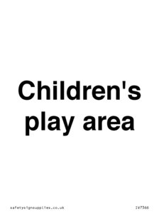 Children's play area