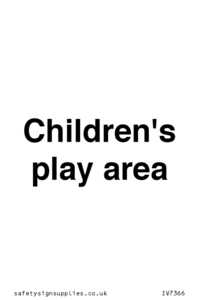 Children's play area