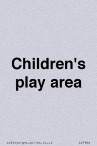Children's play area