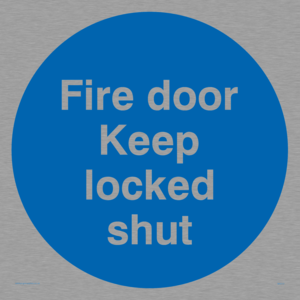 fire door keep locked shut