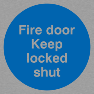 fire door keep locked shut
