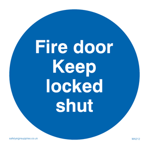fire door keep locked shut
