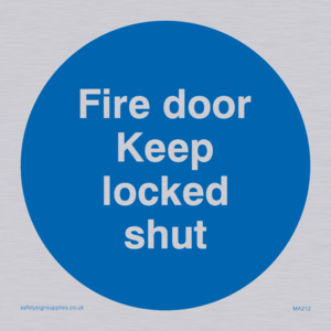 fire door keep locked shut