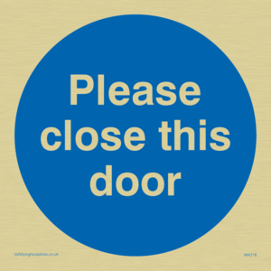 please close this door