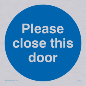 please close this door