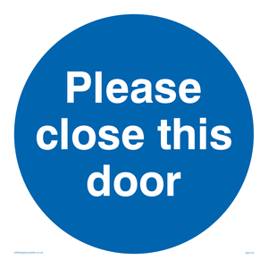 please close this door