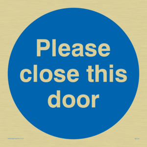 please close this door