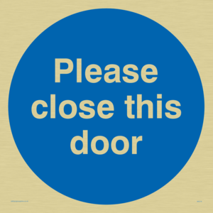 please close this door