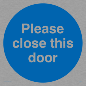 please close this door