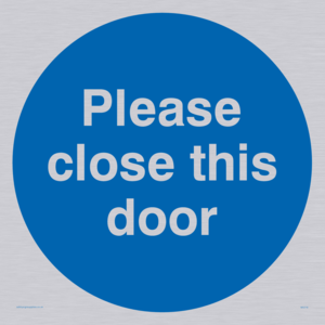 please close this door