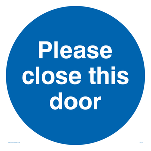 please close this door