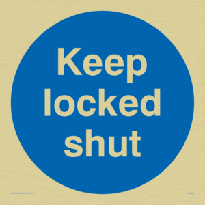 keep locked shut