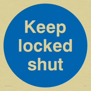 keep locked shut