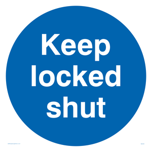 keep locked shut