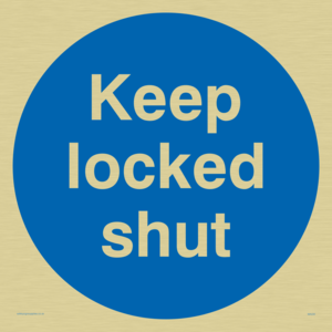 keep locked shut