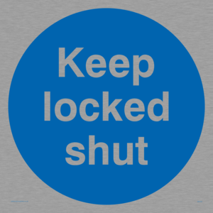 keep locked shut