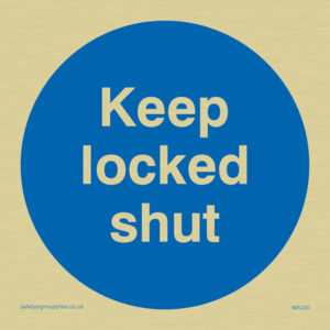 keep locked shut