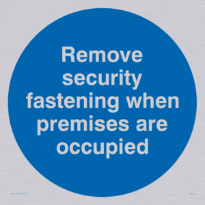 Remove security when occupied
