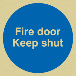 fire door keep shut