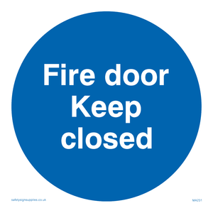 fire door keep closed