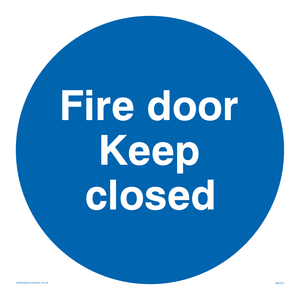 fire door keep closed