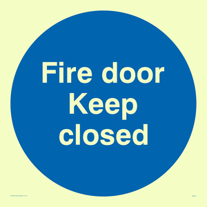 fire door keep closed