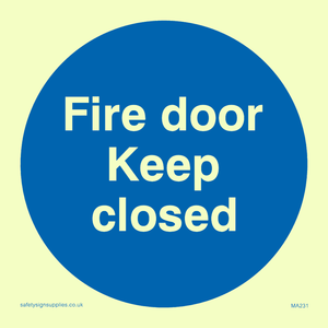 fire door keep closed