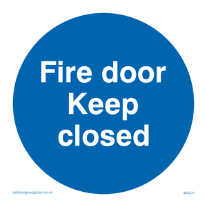 fire door keep closed