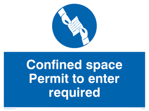confined space permit to enter required
