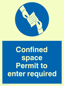 confined space permit to enter required