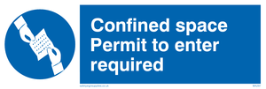 confined space permit to enter required