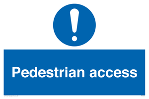 Pedestrian access