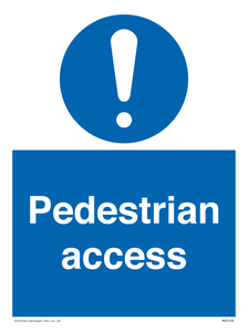 Pedestrian access