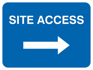 Site access (Arrow right)