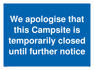 We apologise that this Campsite is temporarily closed until further notice