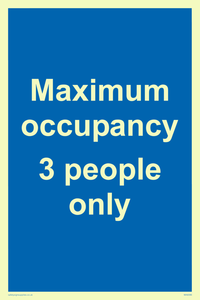 Maximum occupancy 3